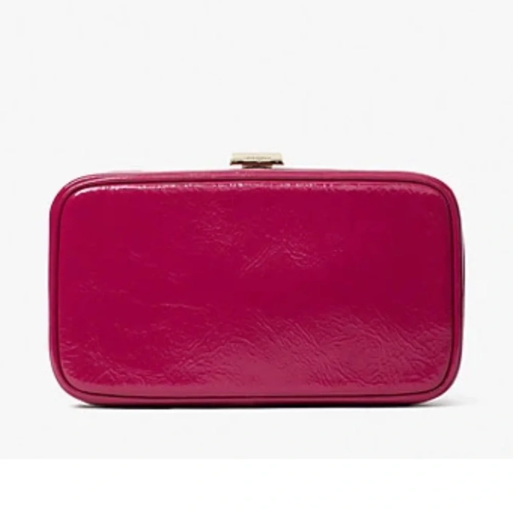 Kate Spade New York  Raspberry Tonight Stunning Leather Clutch